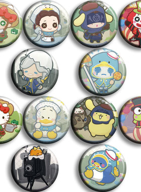 第五人格Identity V SANRIO合作款C款动漫胸章二次元周边定制吧唧