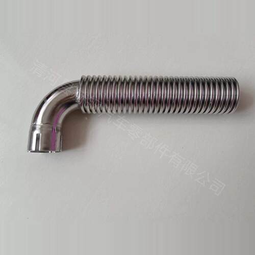 加热器发电机发动机排气管38排烟管耐高温不锈钢波纹管带接头弯头