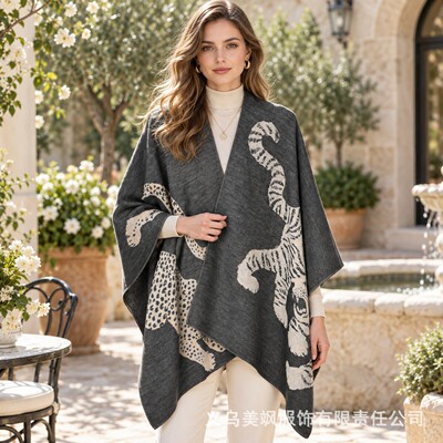 Americanretroleopardshawl