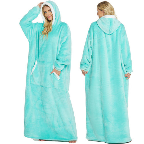 FlannellazyblankethoodedT