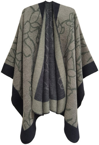 shawl large jacquard totem 时尚大披肩斗篷旅游空调盖毯男女款