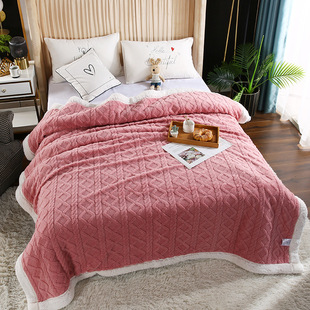 Blanket Lamb Fleece New layered Furong Double Leisure Tower