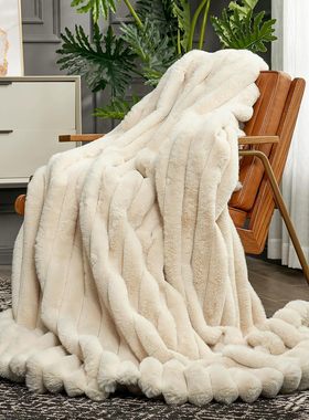 A double layered thick sand blanket feels like a nap blanke