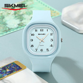 时刻美时尚 简约百搭学生手表男士 女士休闲运动防水方形数字腕表潮