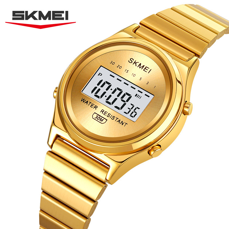 时刻美跨境爆款Skmei复古经典表