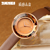 时刻美时尚 立体花型女士学生防水优雅简约手表轻奢镶钻爱心腕表潮