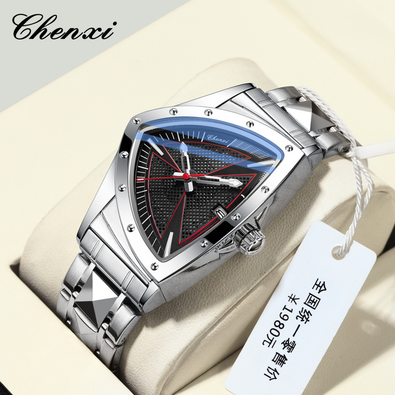 晨曦正品时尚镂空男士手表钢带潮