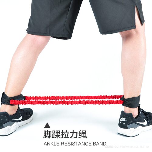 带尼龙帆布套绑脚踝弹力绳