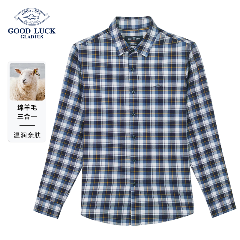 GOODLUCKGLADIUS/德鲨休闲衬衫