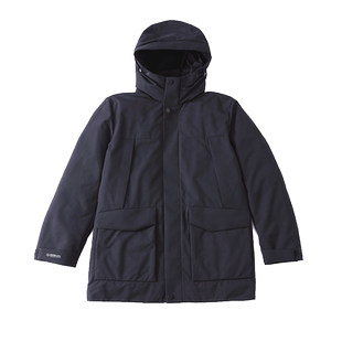 德鲨冬季工装连帽羽绒服男中青年商务男装保暖外套防寒服