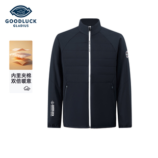 新款 立领棉衣2025冬季 休闲保暖棉服外套 短款 德鲨鲨鱼男装