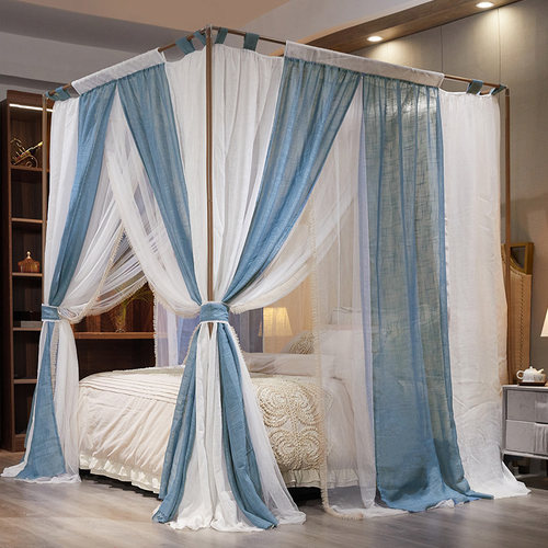 防尘顶防空调风床幔蚊帐遮光