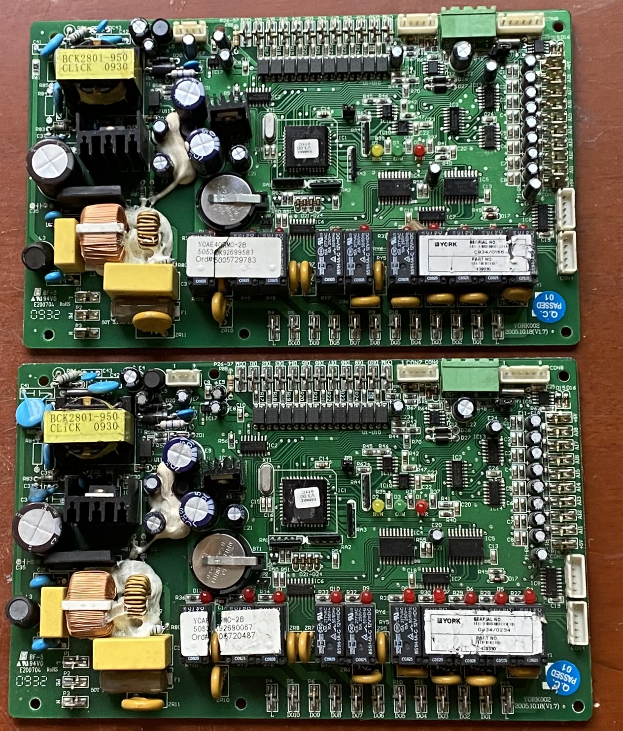 YCAE61RMC-2B61RC约克风冷模块机冷水机主板YMAC23CE210-0F