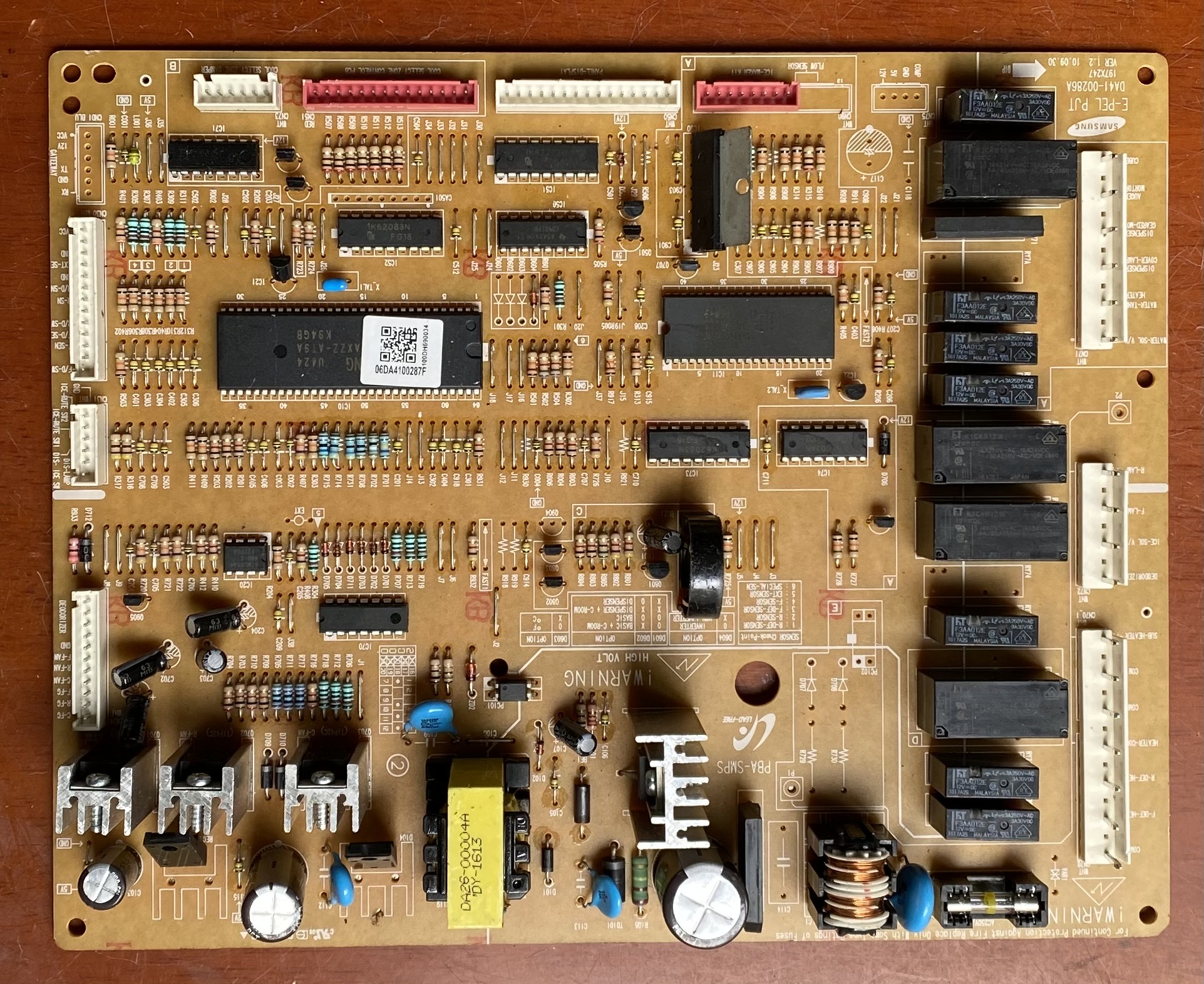 三星冰箱电脑板 主板 DA41-00287F DA41-00286A