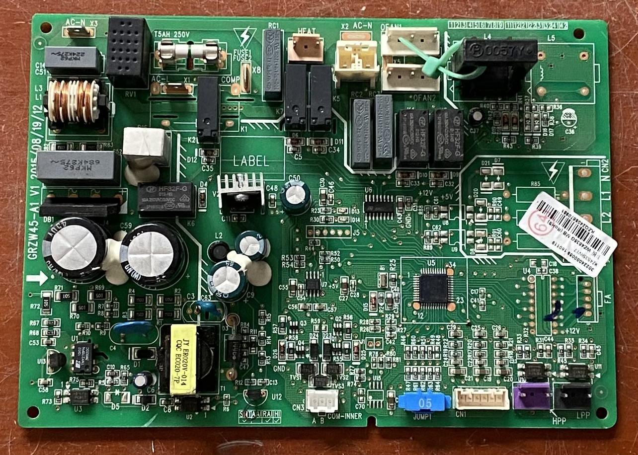 原装拆机 格力主板 WZ4535G 30224000059 FGR7.5/D-N3 GRZW45-A