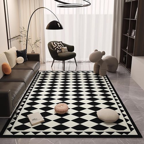 客厅地毯水晶绒卧室地垫进门脚垫