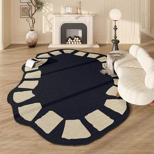 地毯客厅卧室床边毯异形防滑地垫