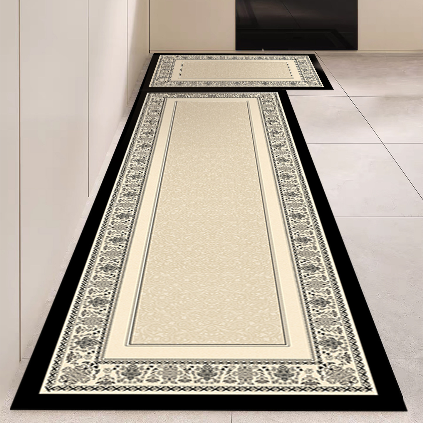 厨房地垫2025新款家用高端pvc防油可擦免清洗脚垫洗碗槽防滑地毯,居家布艺,厨房地垫,淘宝优惠券,粉丝福利购,淘宝优惠卷