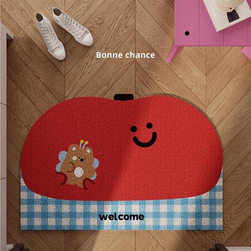 入户门地垫家用丝圈pvc防滑脚垫