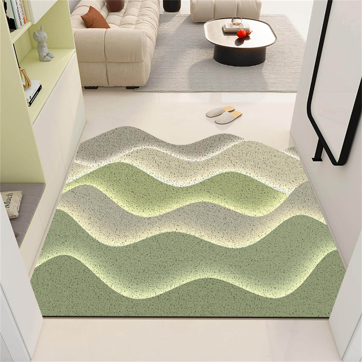 奶油风入户门地垫可裁剪加厚丝圈脚垫2025新款门口耐脏防滑地毯,居家布艺,入户地垫,淘宝优惠券,粉丝福利购,淘宝优惠卷