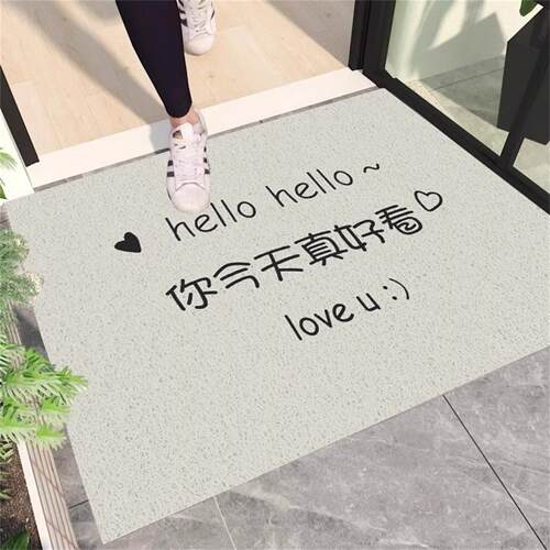 服装店门口防滑地垫定制logo地毯