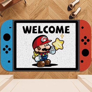 入户门丝圈地垫简约进门门口脚垫家用玄关防滑除尘可裁剪天津地毯