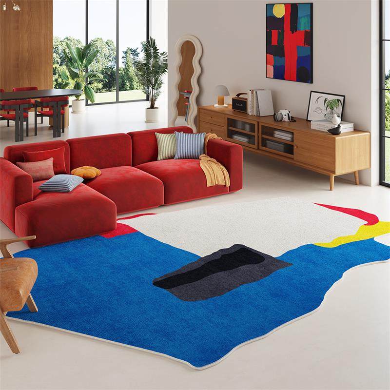 多巴胺异形地毯客厅高级感ins风沙发卧室床边氛围感加厚防滑地垫,居家布艺,地毯,淘宝优惠券,粉丝福利购,淘宝优惠卷