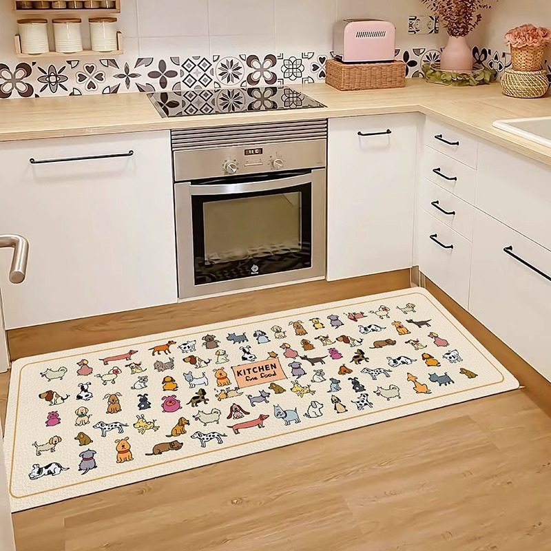 防油可擦厨房地垫2025新款