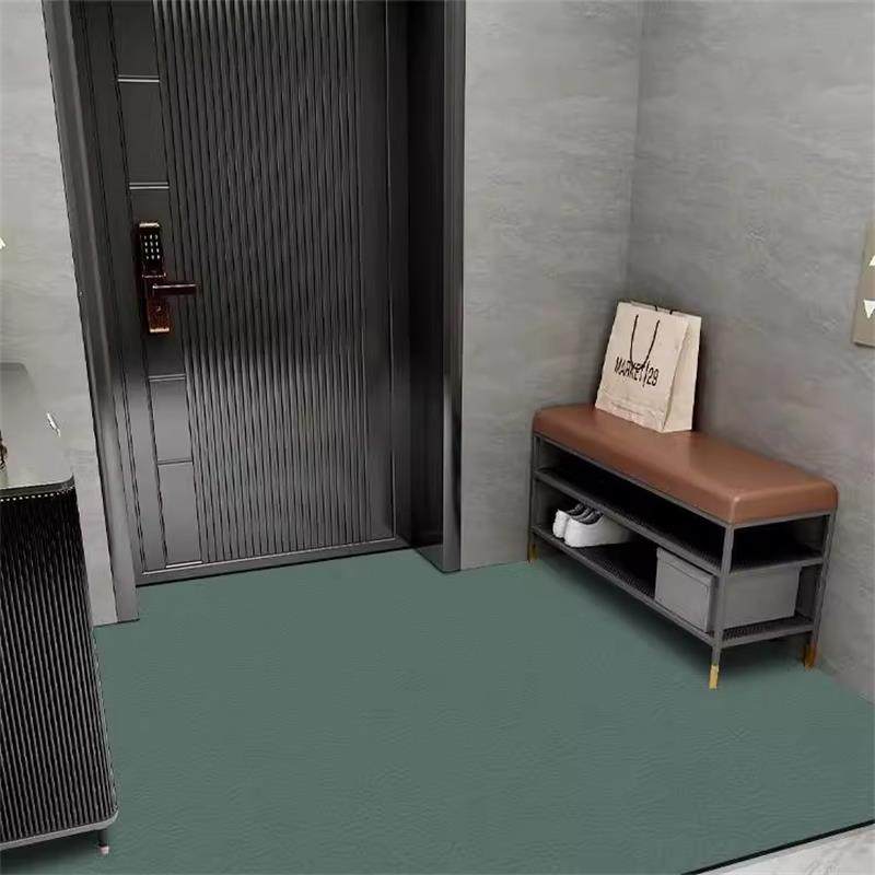 2025新款纯色入户门地毯轻奢高级感进门地垫绿色门口脚垫可擦免洗,居家布艺,入户地垫,淘宝优惠券,粉丝福利购,淘宝优惠卷