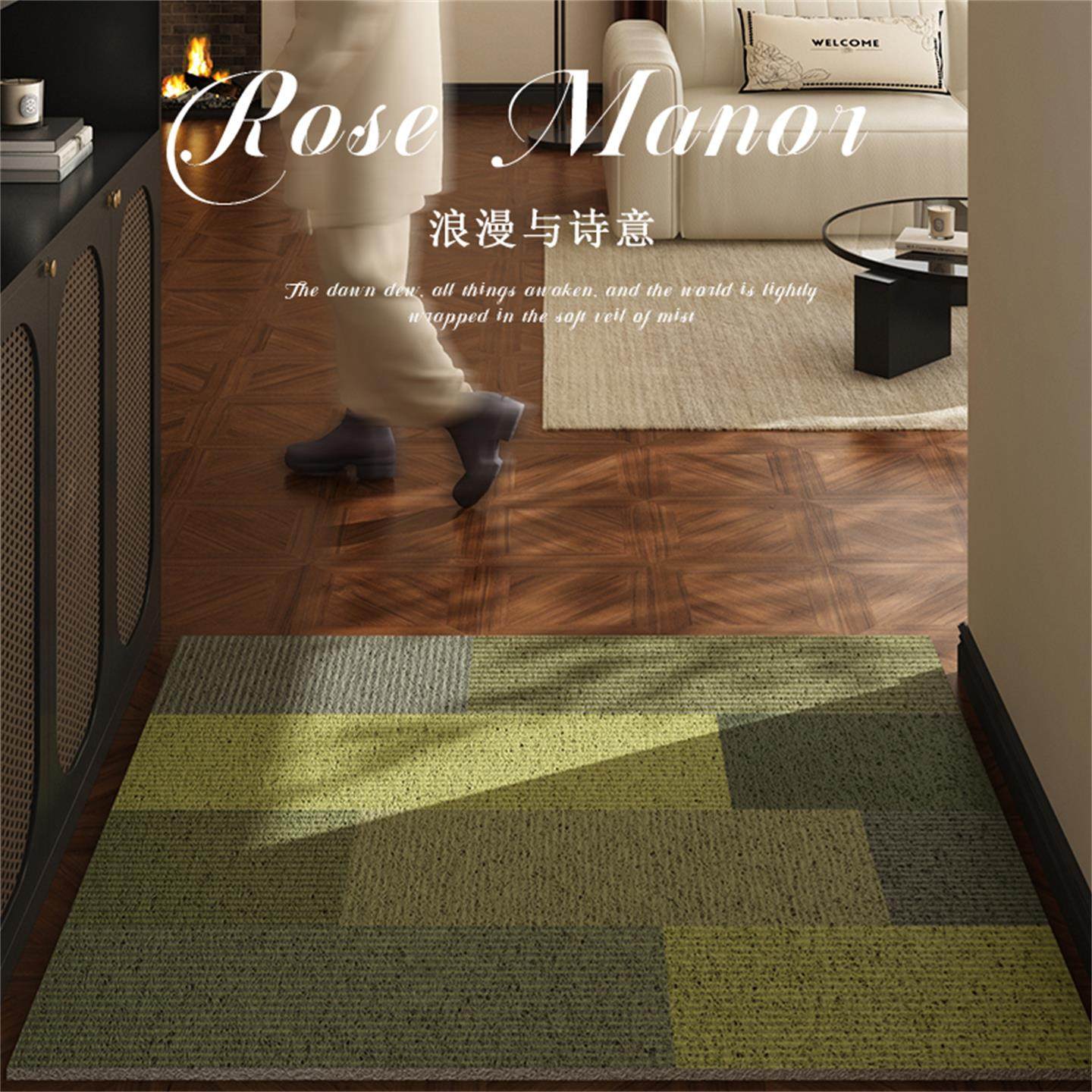 丝圈地垫入户门地毯家用高颜值蹭土可裁剪玄关吸灰防滑进门口脚垫,居家布艺,入户地垫,淘宝优惠券,粉丝福利购,淘宝优惠卷