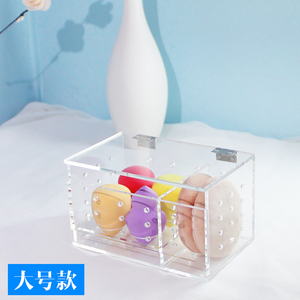 亚克力透明刷子整理化妆品收纳盒