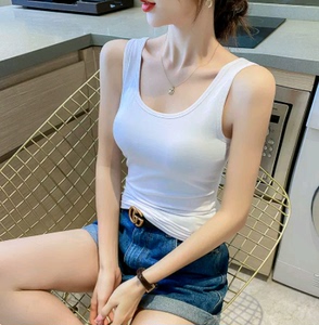 2024新款女春夏打底背心内搭外穿小众吊带短款上衣美背性感设计感