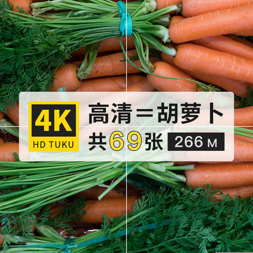 胡萝卜红萝卜甘荀蔬菜4K高清电脑图片壁纸ps海报插画大图jpg素材