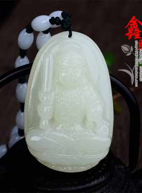 2026年 生肖鸡本命佛不动尊招财纳福玉石 开运属鸡守护神吊坠