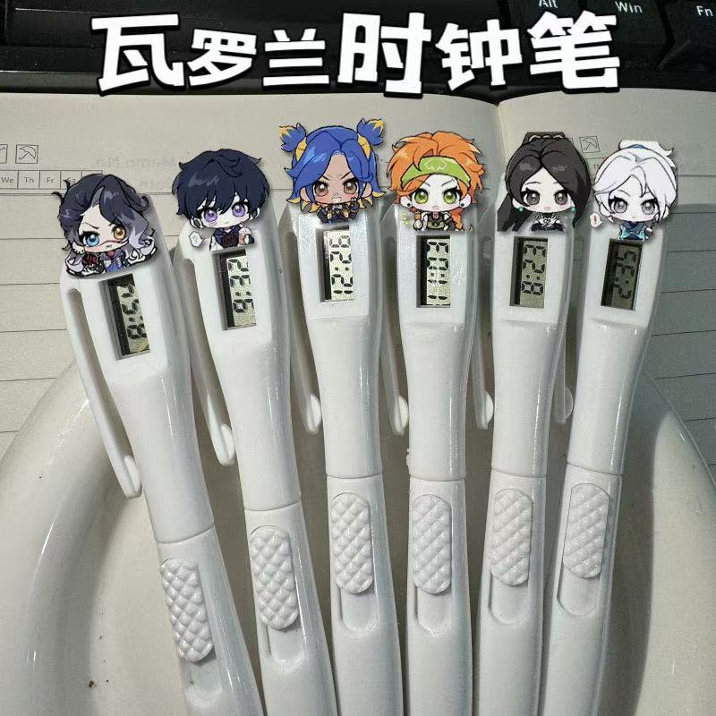 无畏契约瓦罗兰游戏周边时钟笔