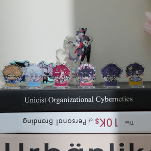 时光代理人英都篇全员创意亚克力迷你麻将立牌可爱高颜值桌面摆件