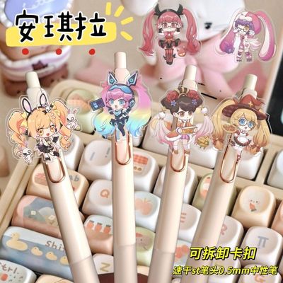 王者荣耀周边安琪拉亚克力按动笔