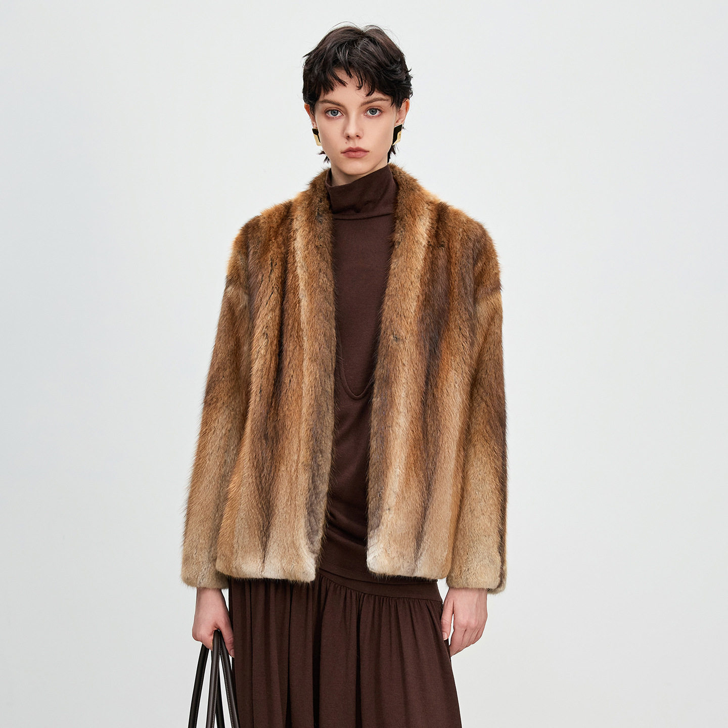 2026款渐变色青根貂皮草外套女皮毛一体显瘦不臃肿百搭耐穿不过时,女装/女士精品,皮草,淘宝优惠券,粉丝福利购,淘宝优惠卷