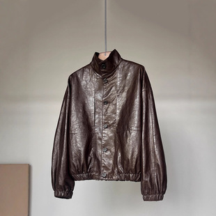 海宁真皮皮衣女款2026年新款今年流行超火爆款头层绵羊皮夹克
