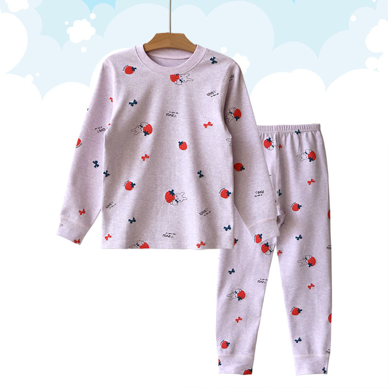 津贝女童秋衣秋裤舒密内衣套装