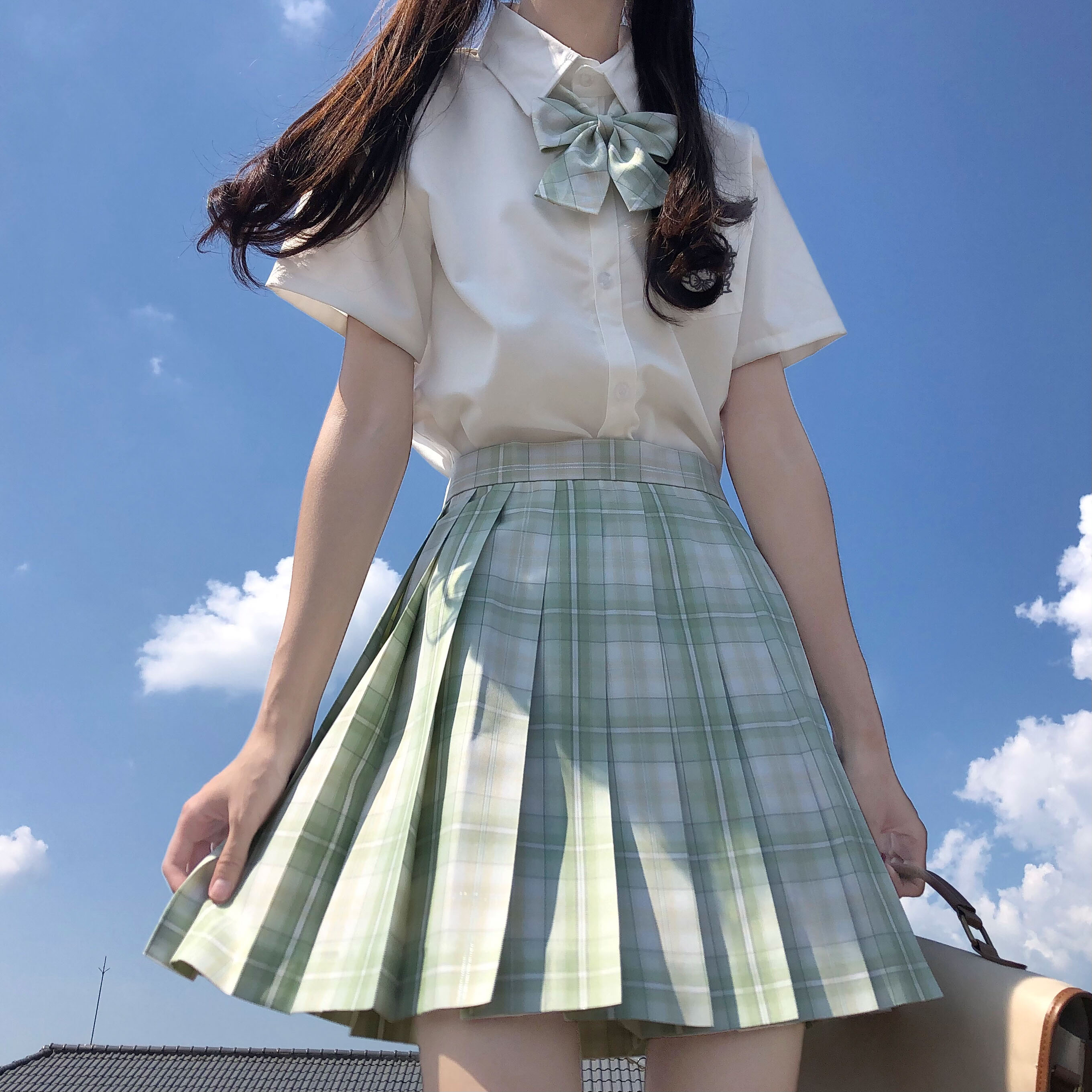 神月社【瑾色青柠】jk格裙学院风