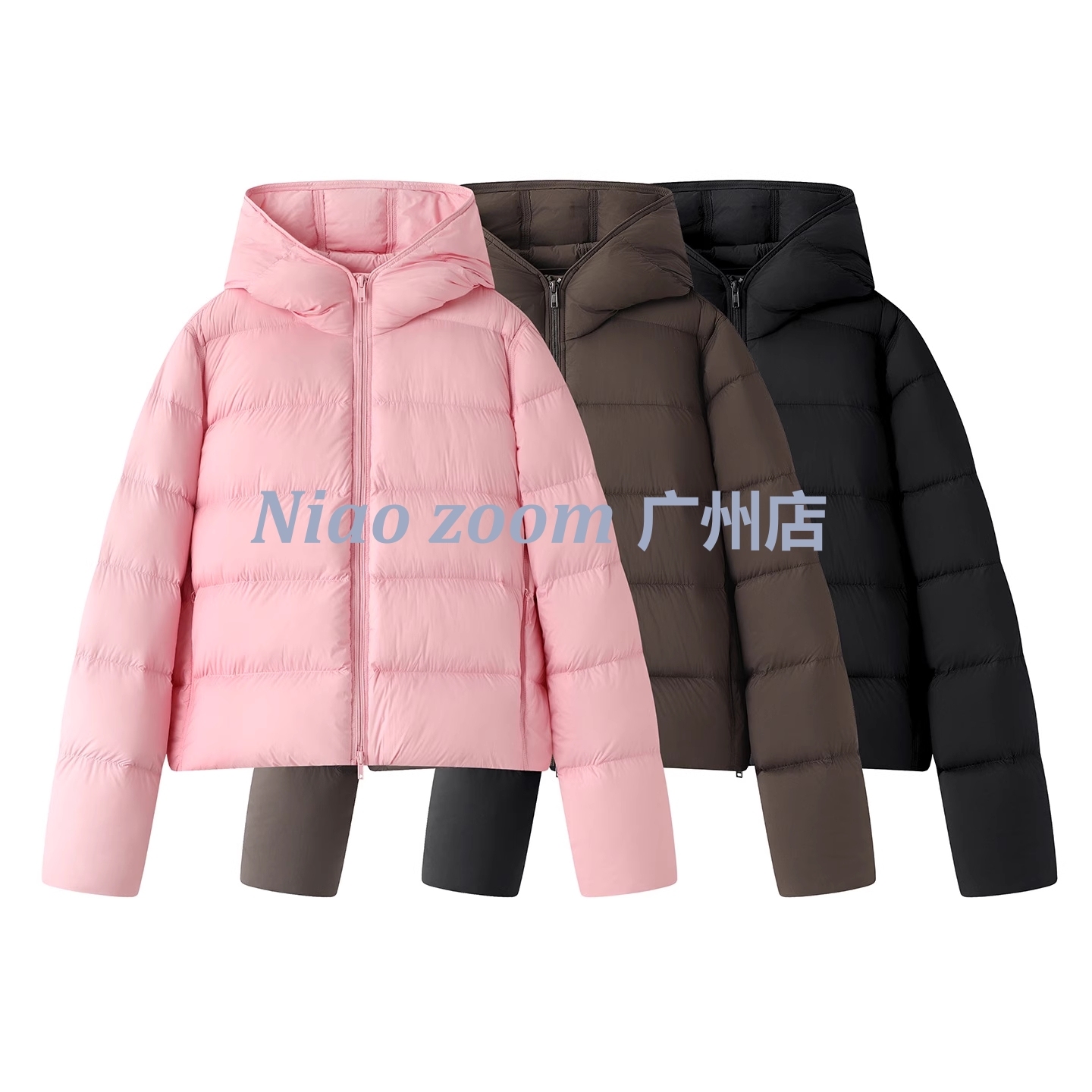 【商场同款】25秋冬季加厚白鸭绒可脱卸帽羽绒服外套女装X0C10110