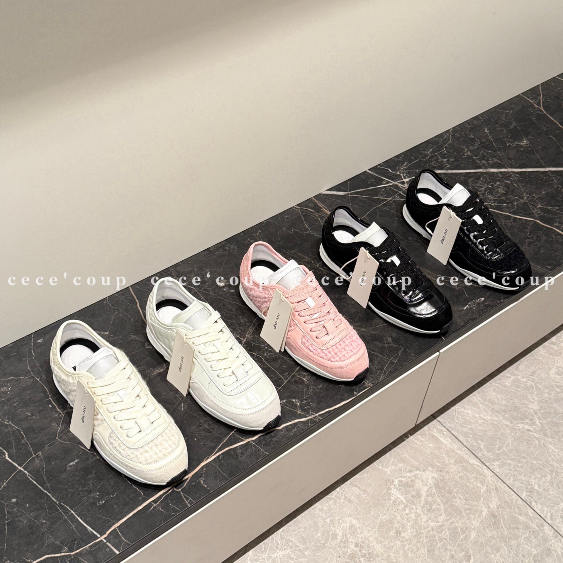 cece coup 鞋控 vogue！09/13 新品 25FW 厚底休闲运动鞋 德训鞋,女鞋,时尚休闲鞋,淘宝优惠券,粉丝福利购,淘宝优惠卷