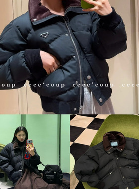 cece coup 这是大爆款！11/04 新品 25FW 金属标翻领羽绒服 外套