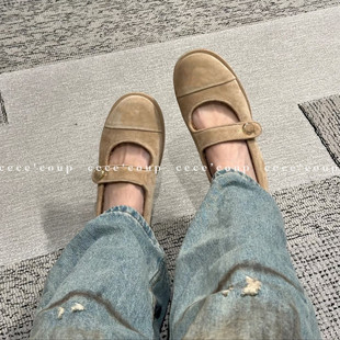 cece coup鞋控 vogue !08/31新品 25FW 羊羔毛玛丽珍鞋 平底单鞋