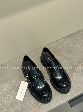 cece coup  品质在升级！英伦风厚底小皮鞋 一脚蹬乐福鞋 女