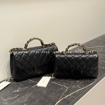 cece coup 挖到宝了！08/18 新品 25ss 黑金菱格链条手提斜挎包