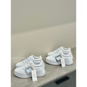 coup经典 水钻方扣厚底休闲小白鞋 闭眼买 cece 25s 新品