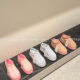 情人节限定 新品 皮毛一体厚底丑萌雪地靴 cece 25ss coup