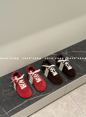 cece coup 质感满满！07/25 新品 25ss 拼色系带休闲运动鞋德训鞋